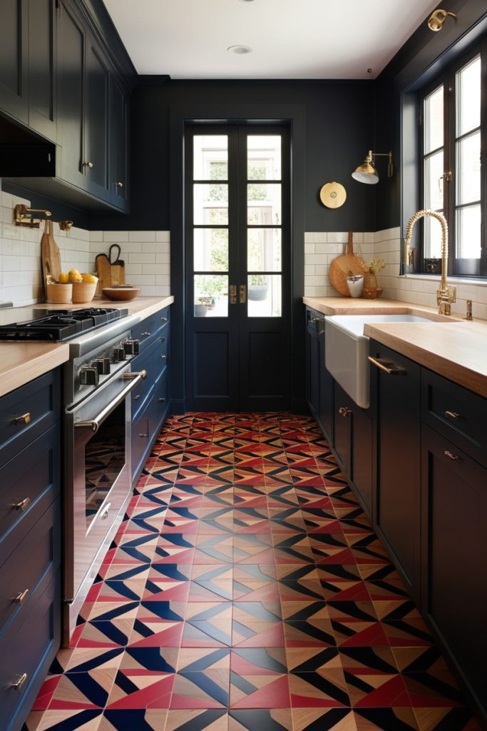 Contrasting Flooring