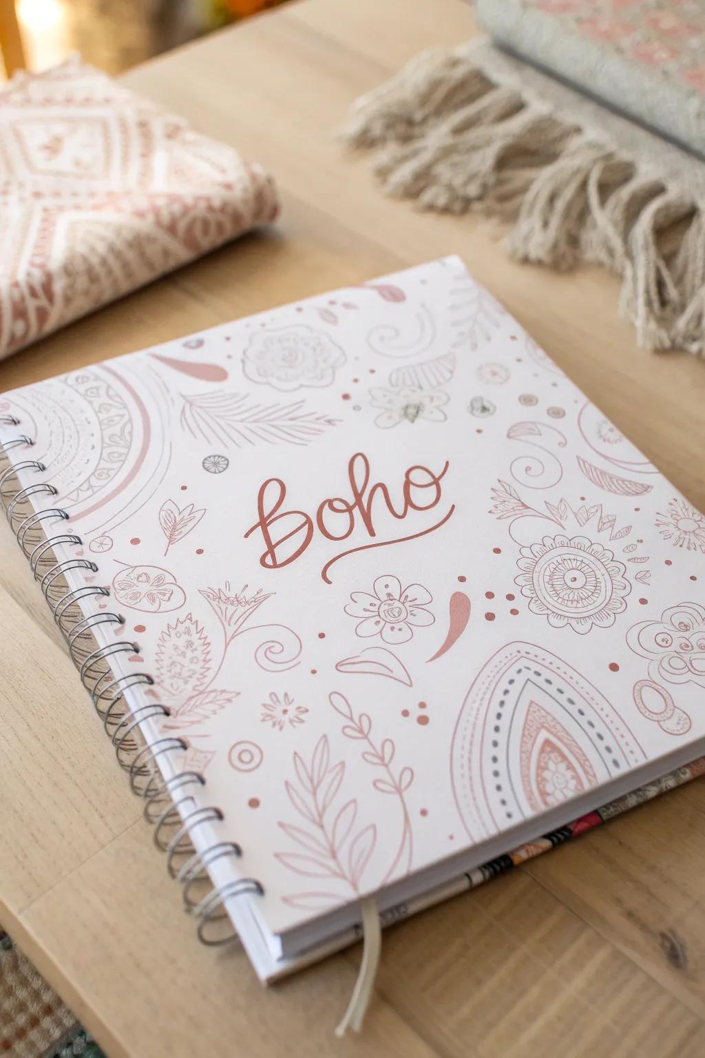 Unleash your creativity with doodles and turn your binder into a work of art.