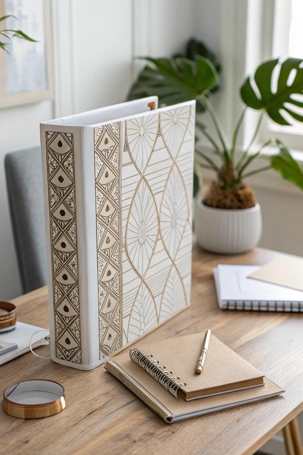 Elevate your organization game with chic geometric vibes that marry style and functionality.