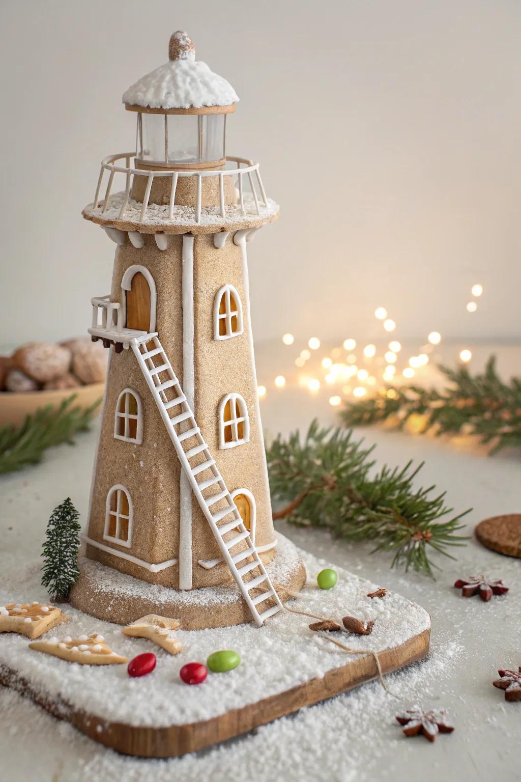 Illuminate your holiday surface with a charming Sugarbread Beacon, where simplicity encounters sugary artistry.