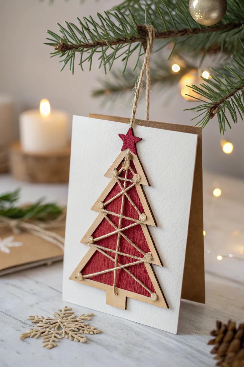 Turn your holiday greetings into treasured keepsakes with tree ornament cards.