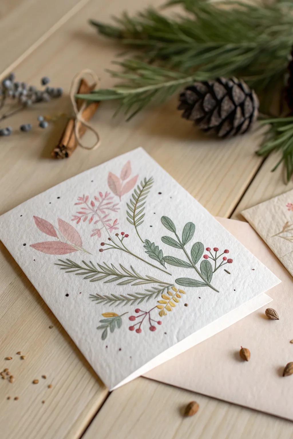 Give a gift that grows with sustainable plantable paper cards this Christmas.