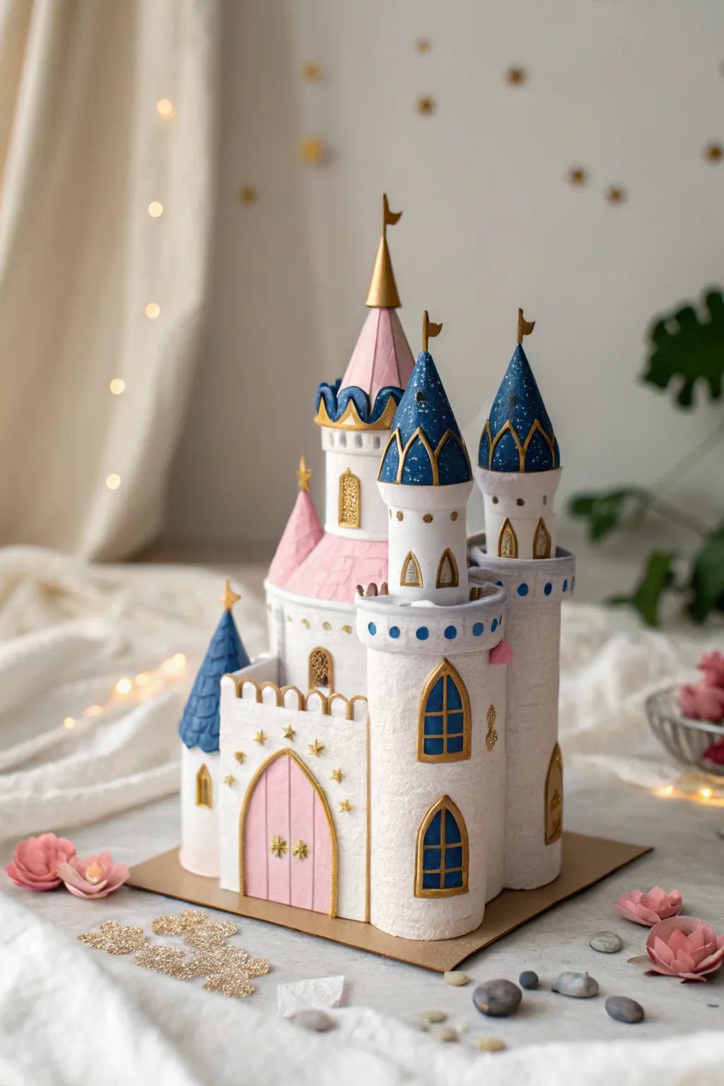 Step into a capricious wonderland with this enchanting paper figure castle, crafted to ignite your imagination and transport you to a fairy tale realm.