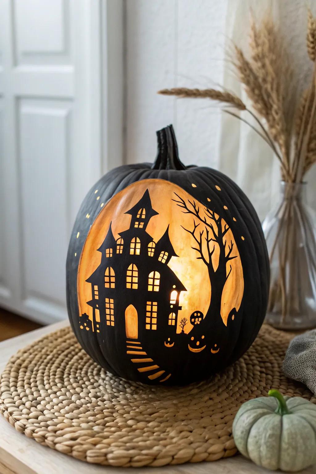 Light up your autumn decor by using a hauntingly beautiful touch of craftsmanship.
