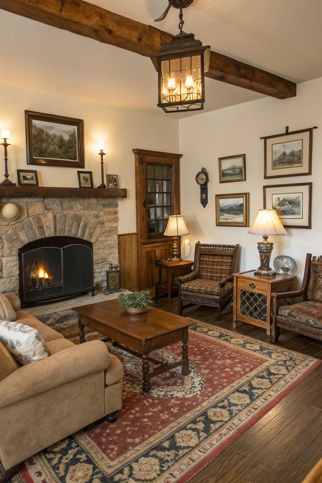 Vintage pieces add charm and history to your home.