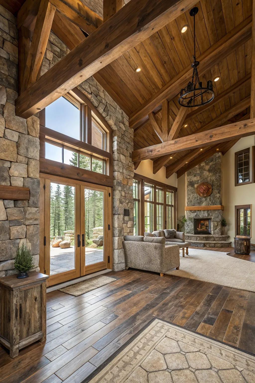 Natural materials add warmth and individuality to any room.