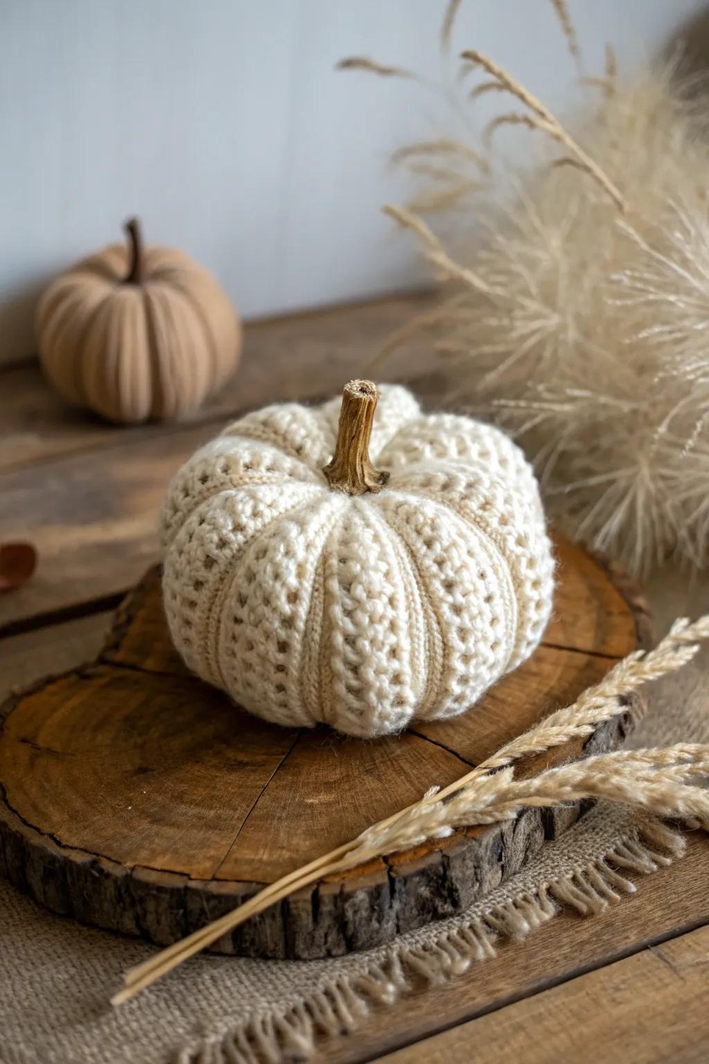 Love the autumn vibes with a handmade crochet pumpkin, the perfect blend of ease and beauty.