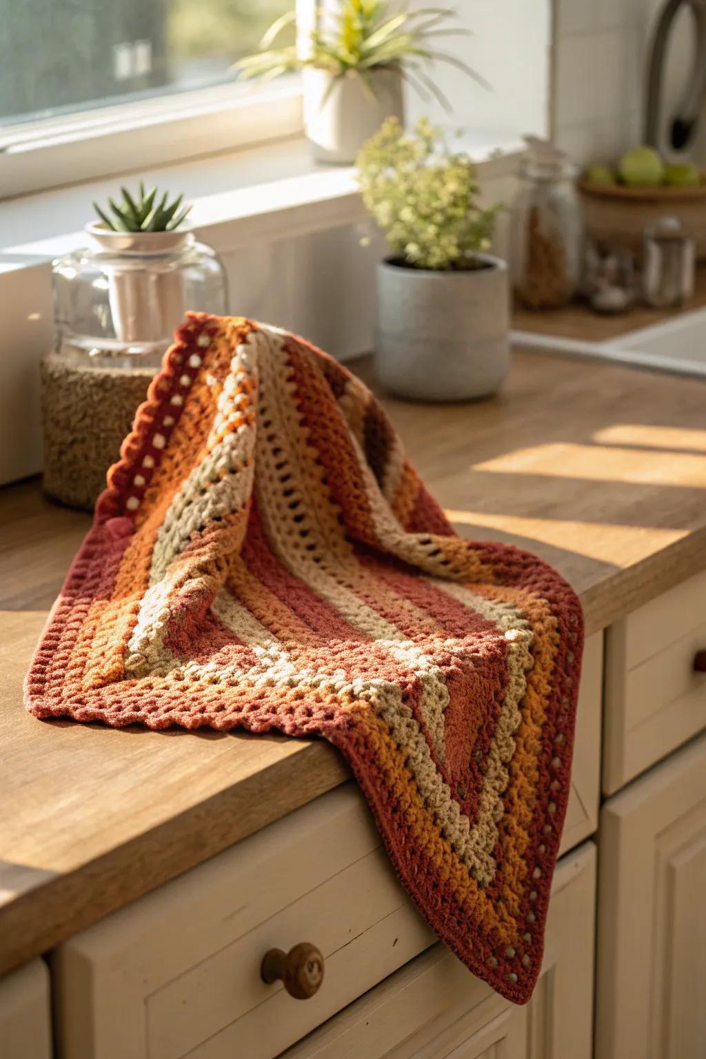 Amp up your kitchen with lovely, handcrafted crochet washcloths-where ease meets vibrant artistry.