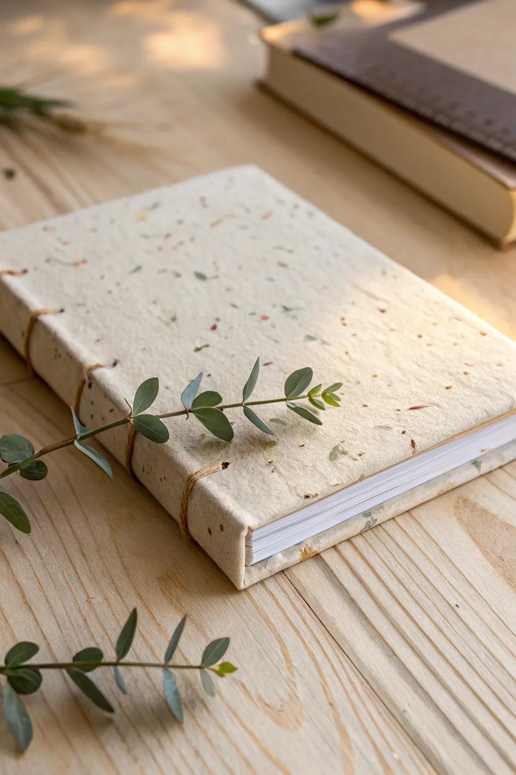 Breathe new life into scrap paper with a stylish upcycled journal, blending simplicity and sustainability.