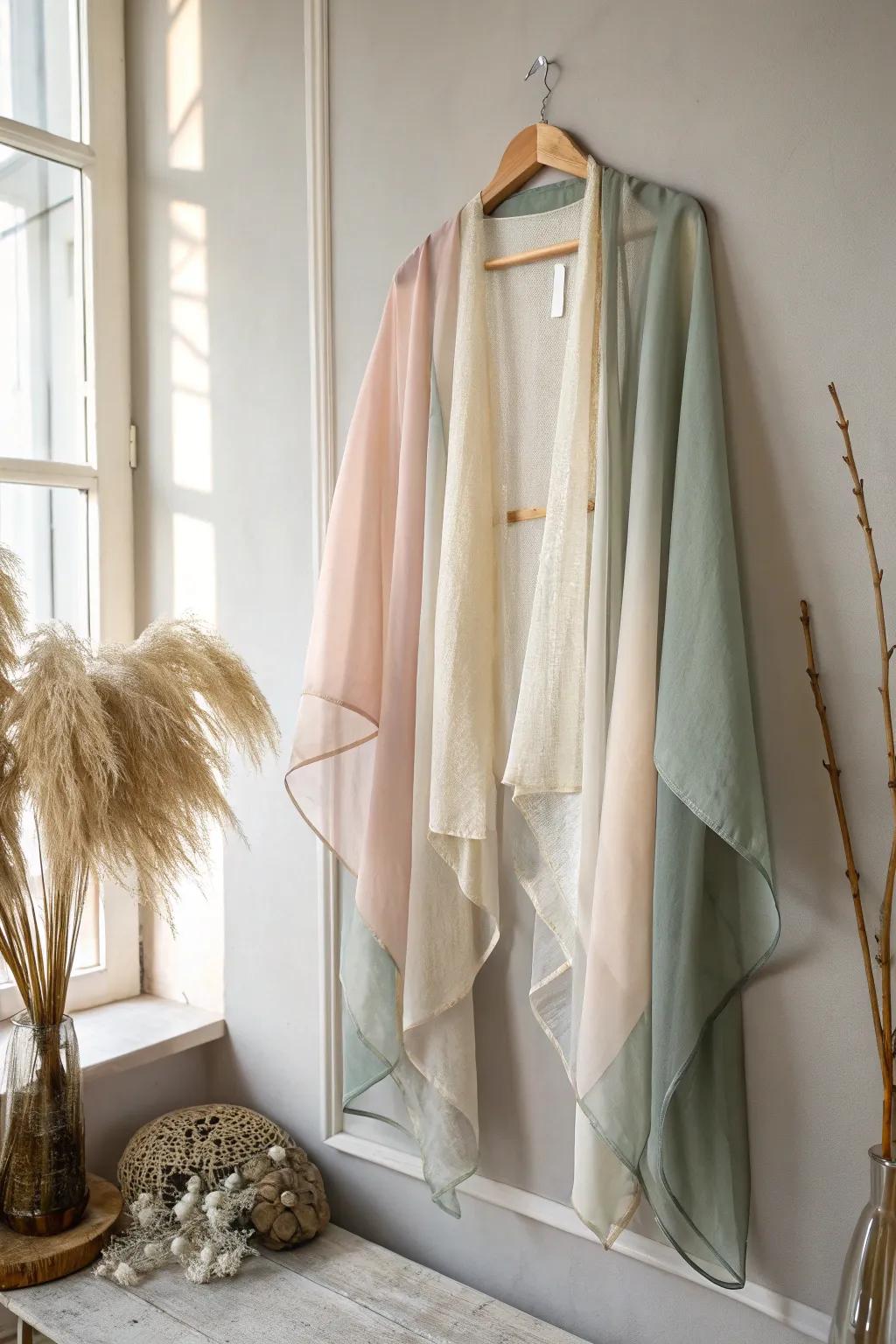 Accept your current inner fairy with this particular heavenly layered material cape, best whenever introducing a touch of magic for any outfit.