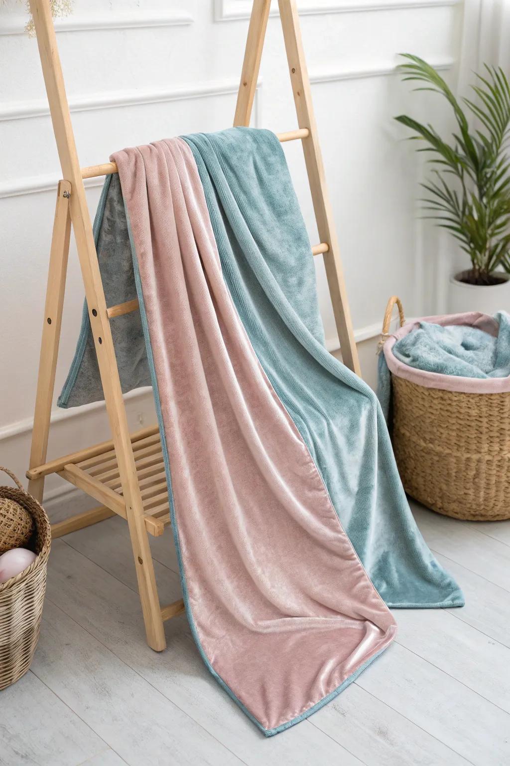 Wrap your little one in vintage luxury with this exquisite velvet baby blanket. Perfect for a timeless, cozy snuggle.