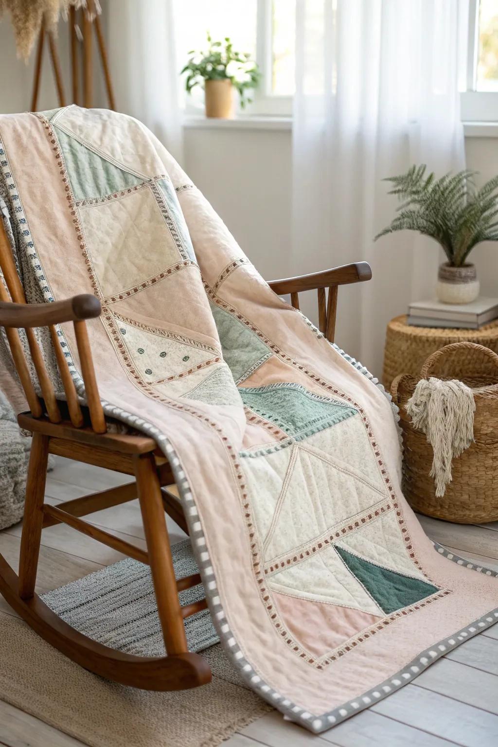 Wrap your little one in the warmth of a handmade quilted hug. #CozyCraftsmanship