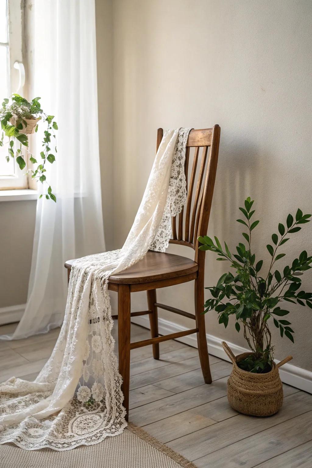 Transform your baby shower through classic net elegance: a touch of timeless charm for your special day.