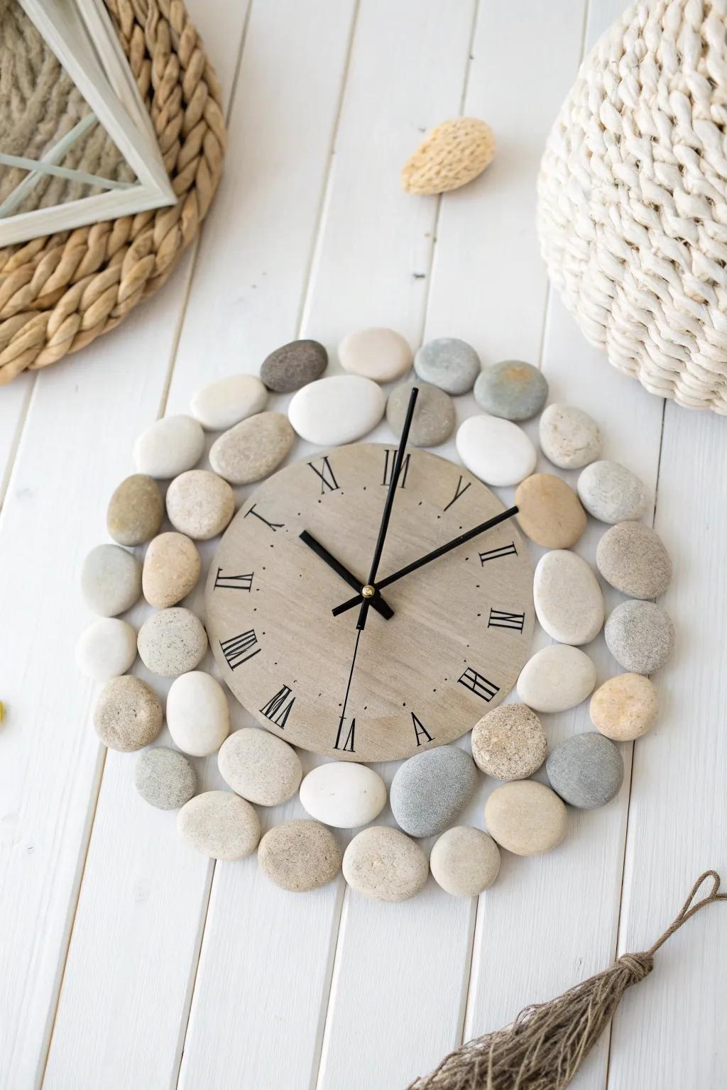 Embrace the skill of measuring time using a stunning stone timepiece that blends simplicity and nature. Ideal for adding a sense of peace to your personal area.