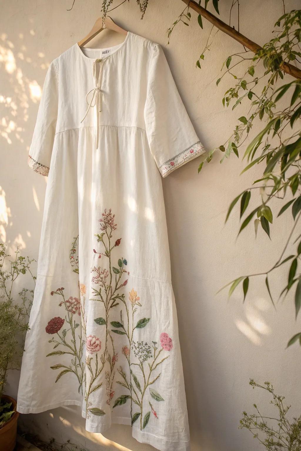 Turn a plain dress into a canvas with vibrant textile paints.