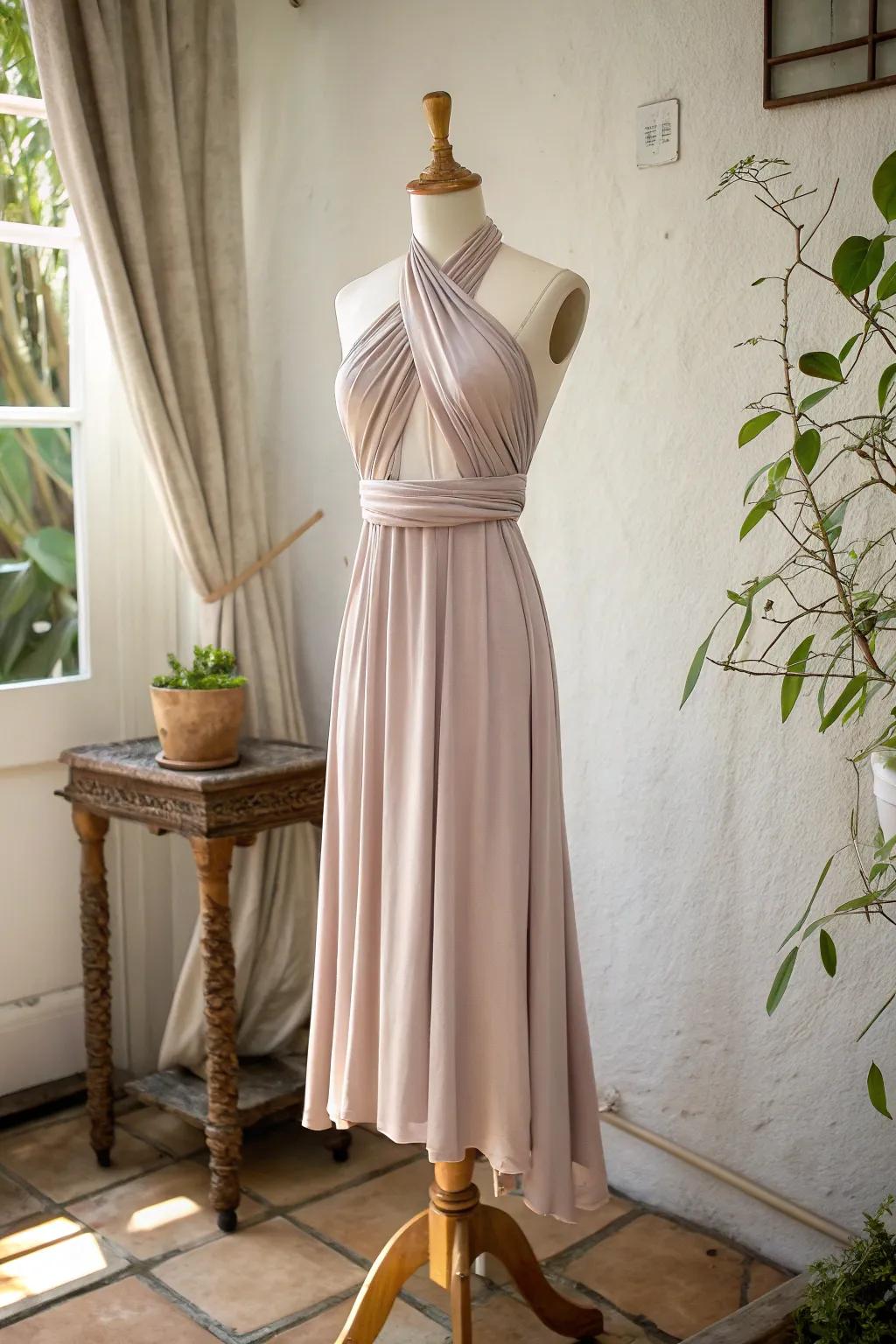 Discover endless styling options with a versatile wrap dress-ideal for travel.