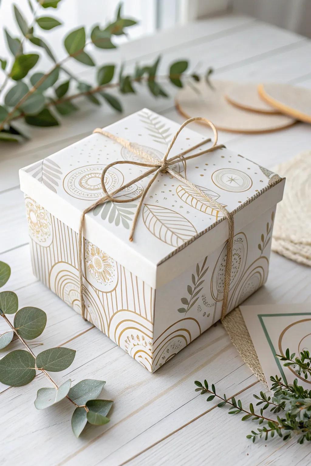 Enclose your gifts with affection and flair using these charming bespoke paper present containers.
