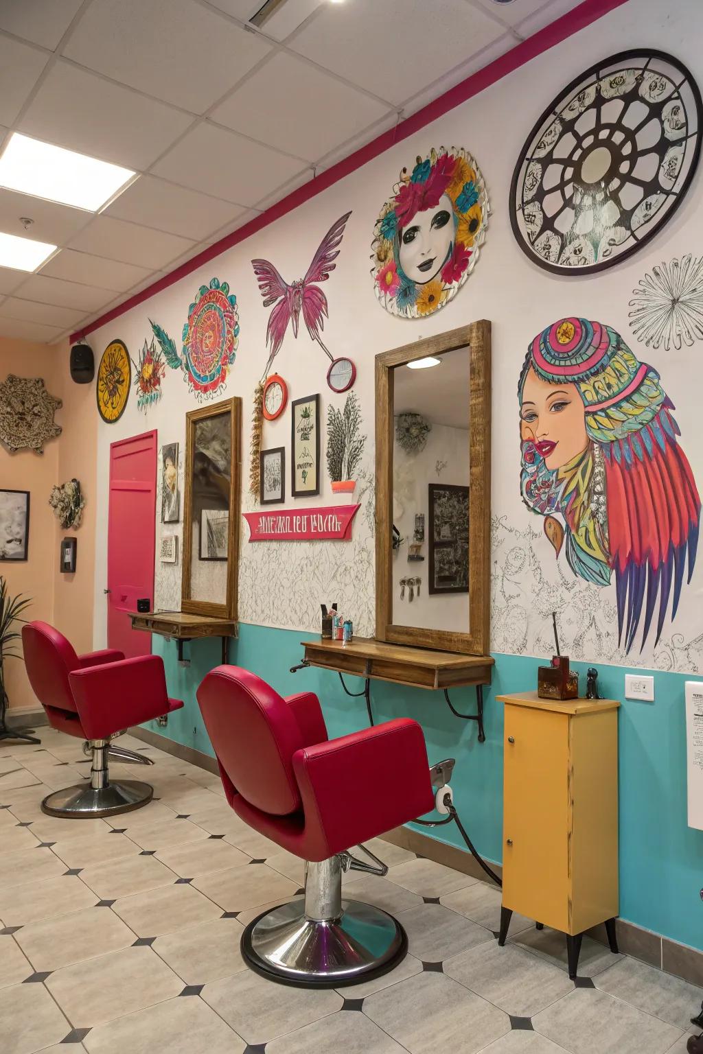 Creative decor can be a great conversation piece.