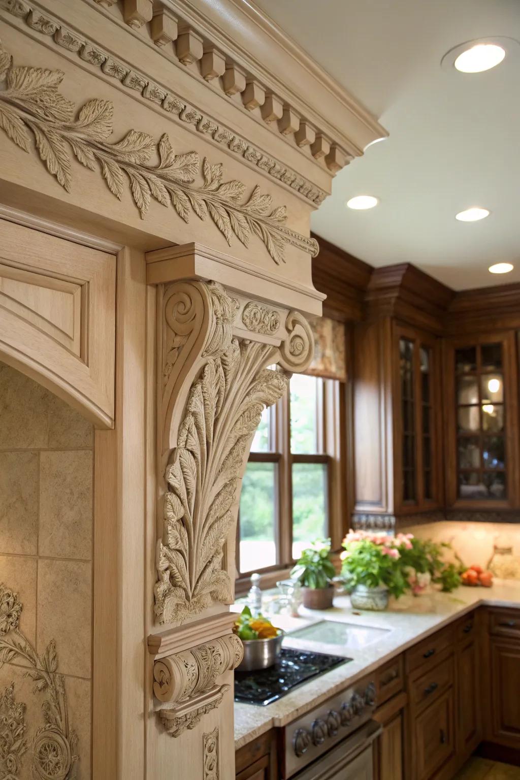 Botanical accents bring nature into your kitchen.