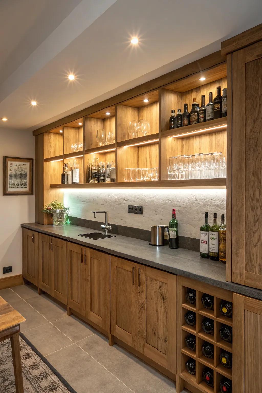 Eco-conscious LEDs furnish lasting and fashionable illumination.