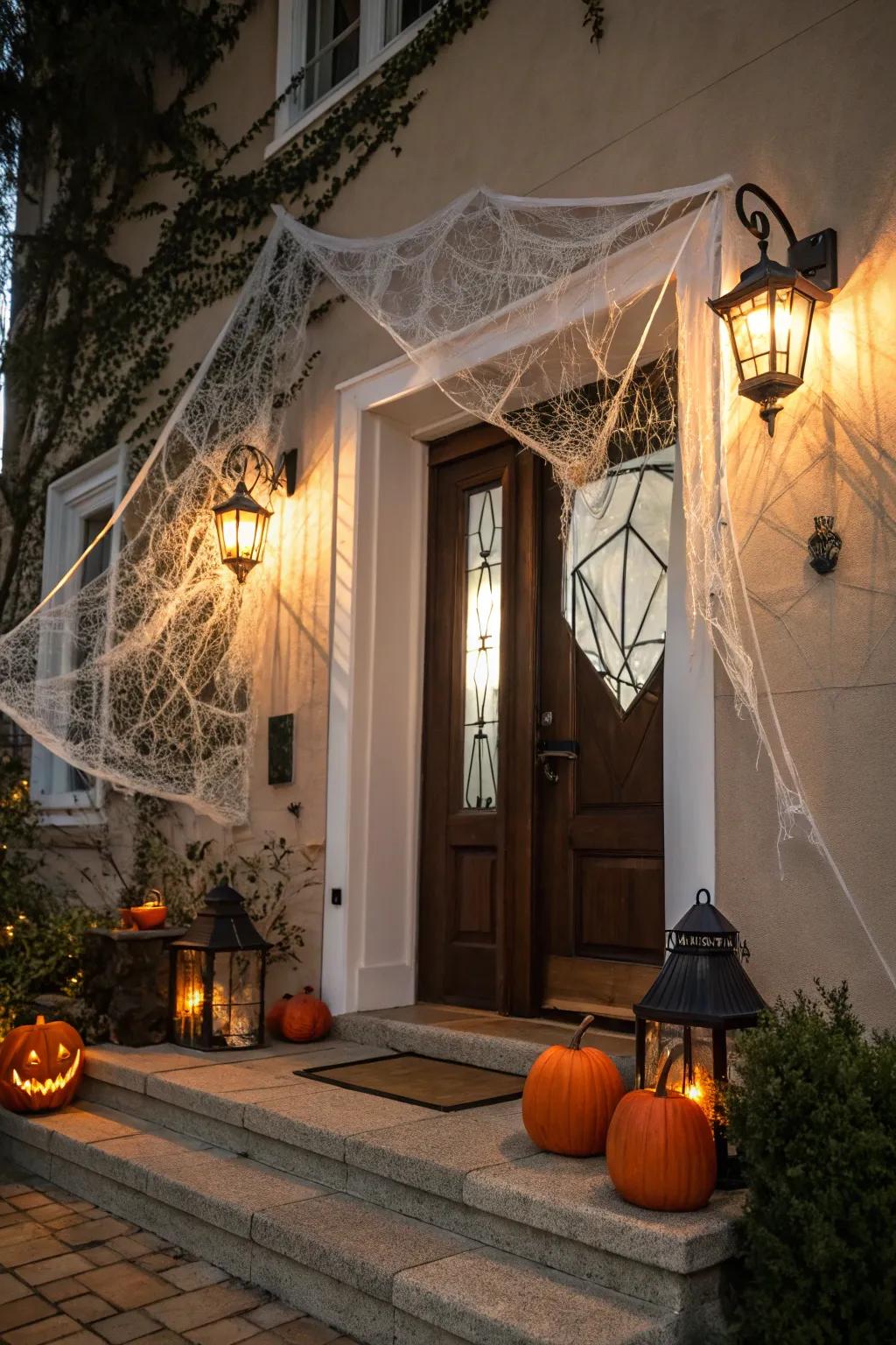 Generate a haunting primary impression utilizing an eerie vestibule.