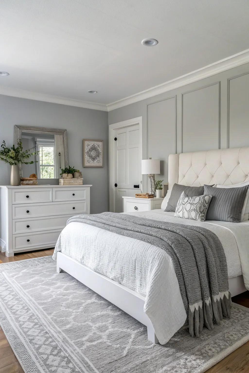 Elegant and timeless, monochromatic schemes.