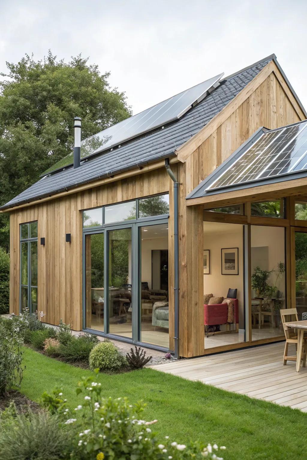 A sustainable extension, that respects the milieu.