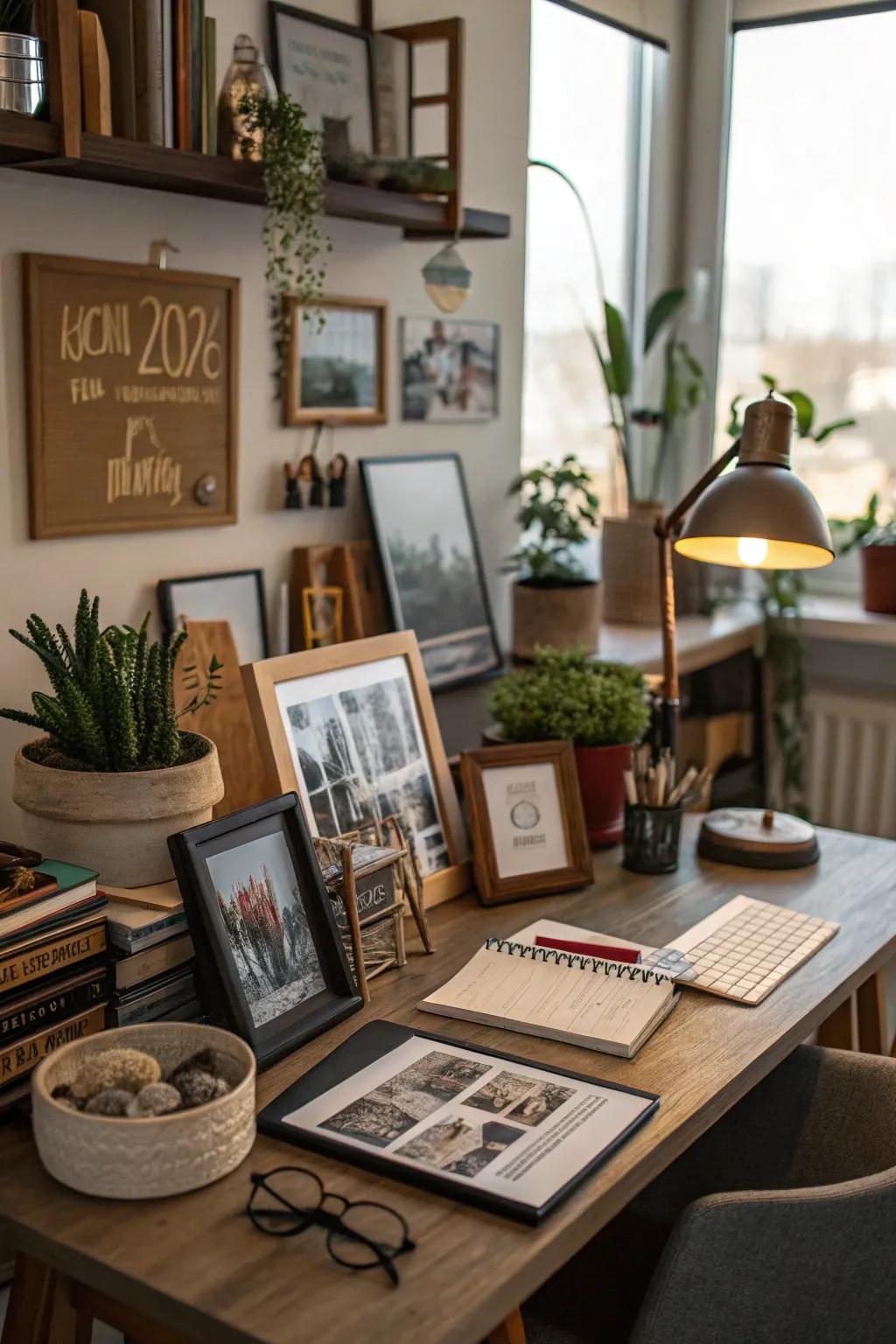 Individual impressions make your workspace feel uniquely yours.