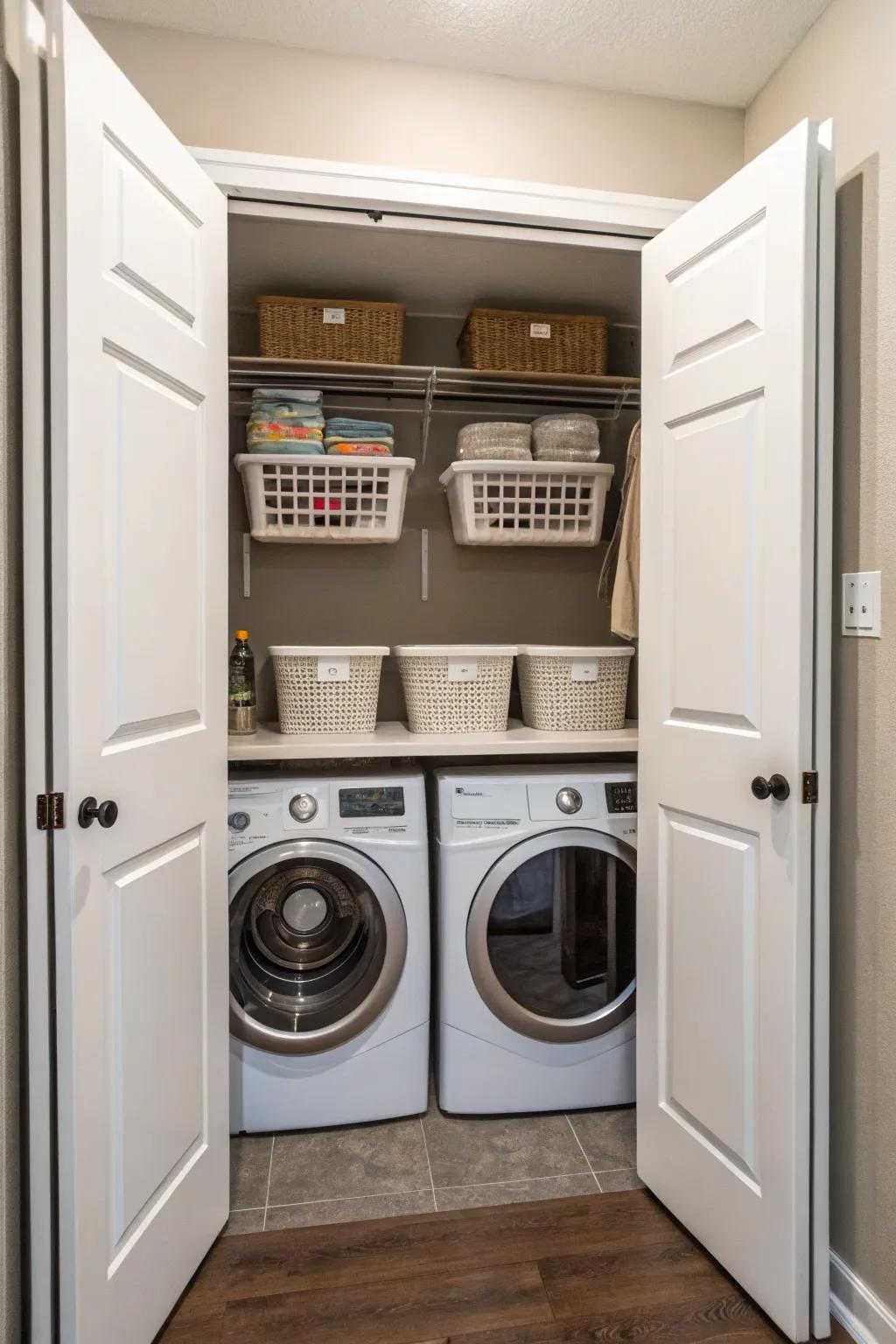 Solid interior doors effectively muffle sound, providing peace and quiet.