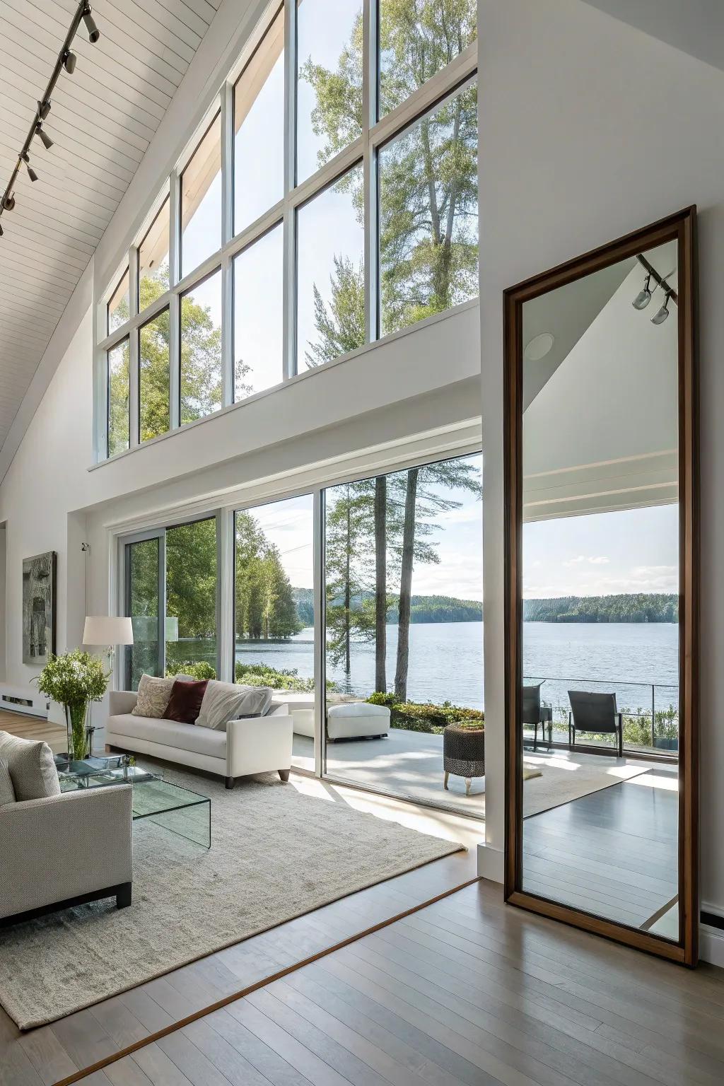 Reflectors enhance space and light in your home.