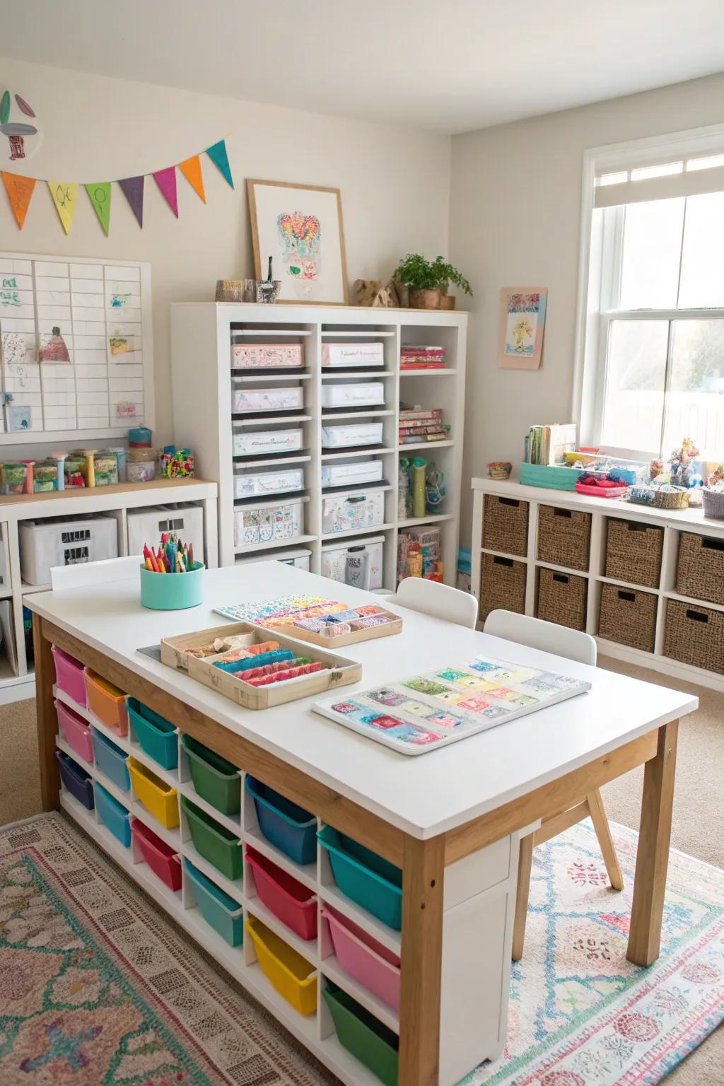 A dedicated studio space can spark creativity and provide endless joy.