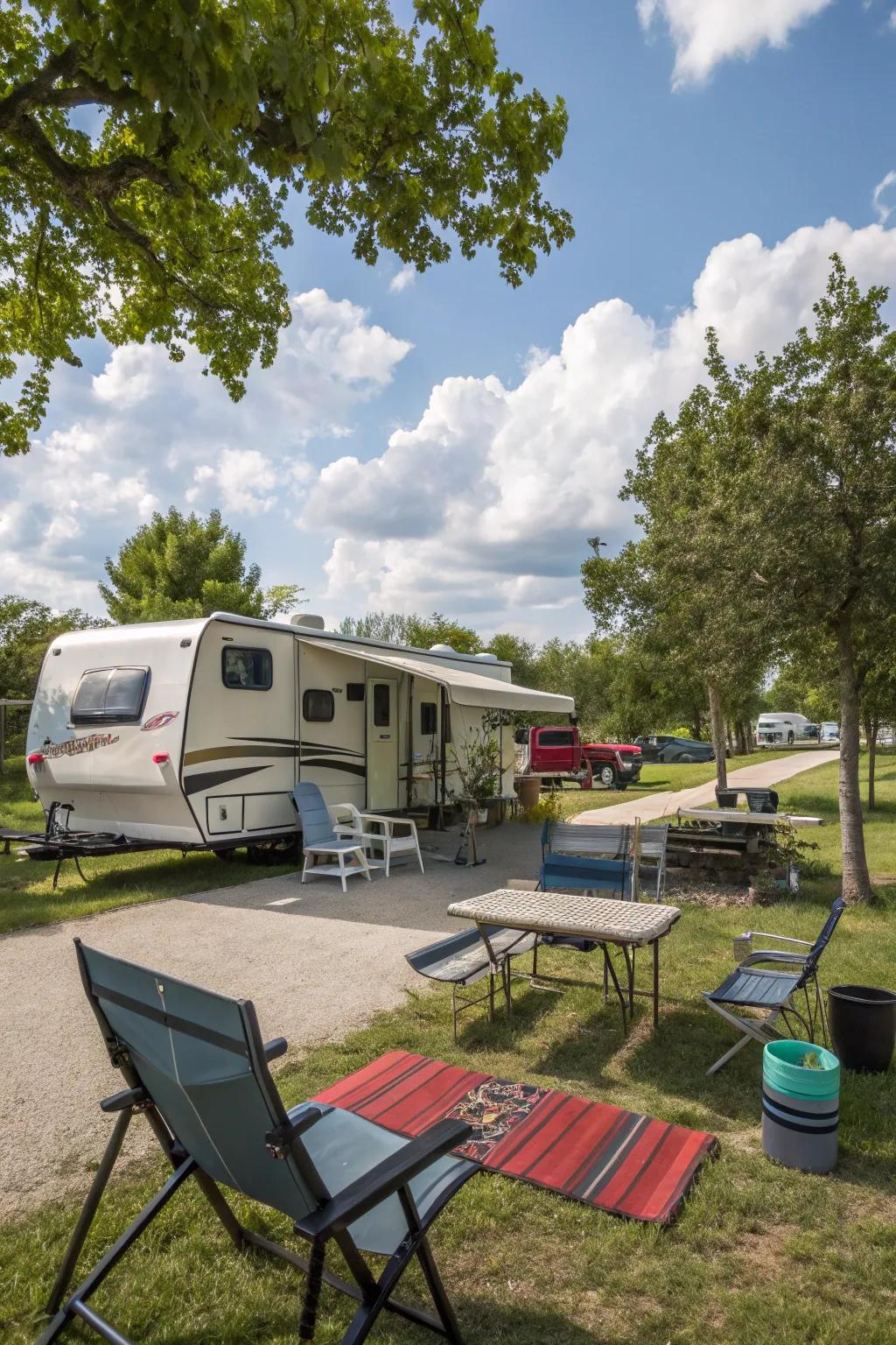 Multi-purpose furniture maximizes space and functionality.