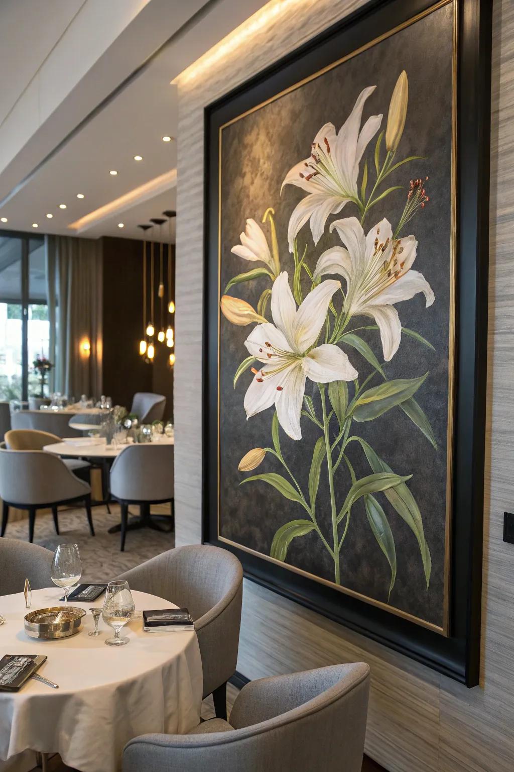 Floral artistry paired with spiritual symbolism revitalizes and uplifts any décor.