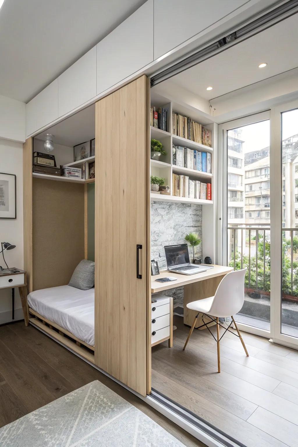 Unexpected design things add fun and make the space as useful as possible.