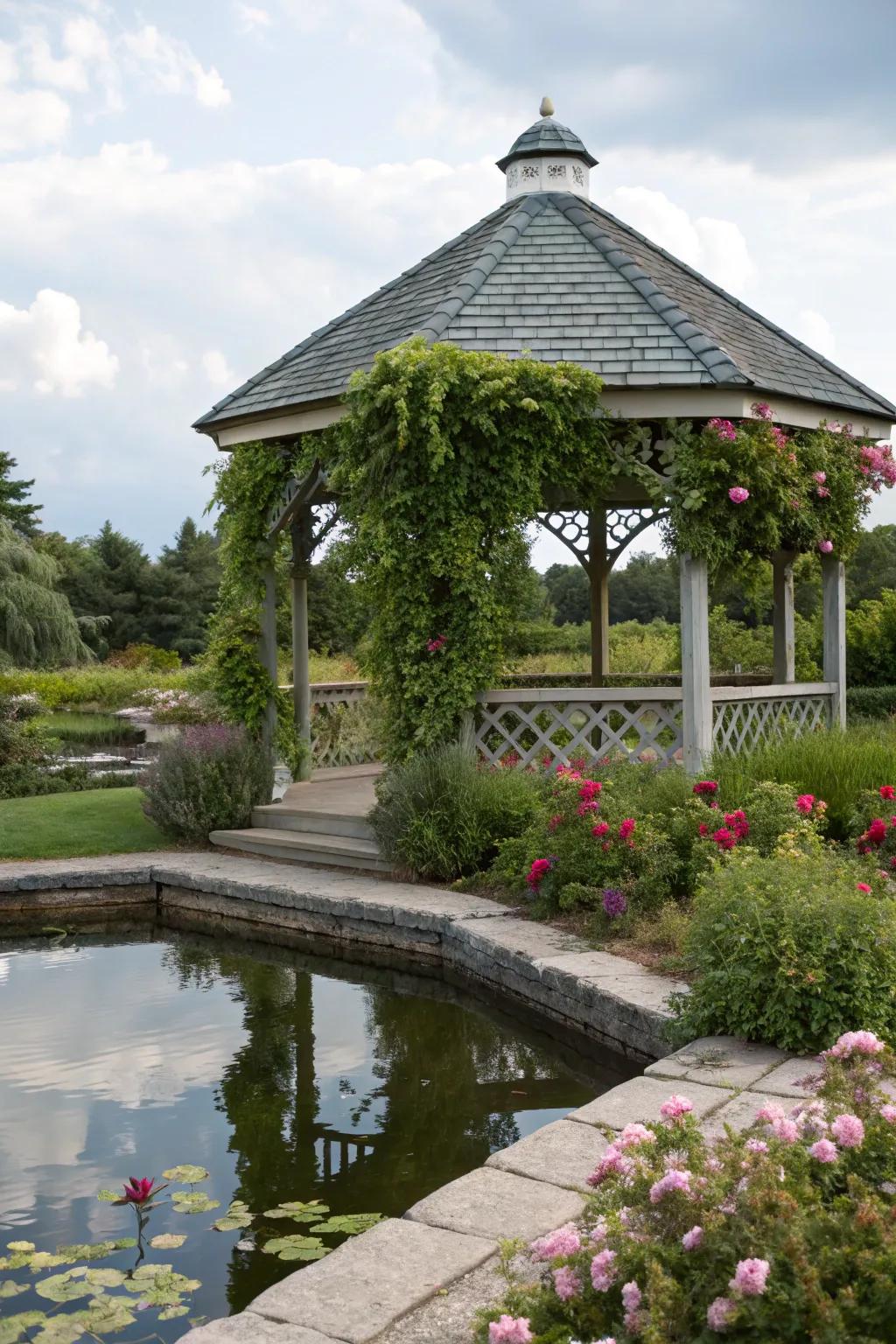 Multi-sided roofs offer geometric intrigue and uniqueness.