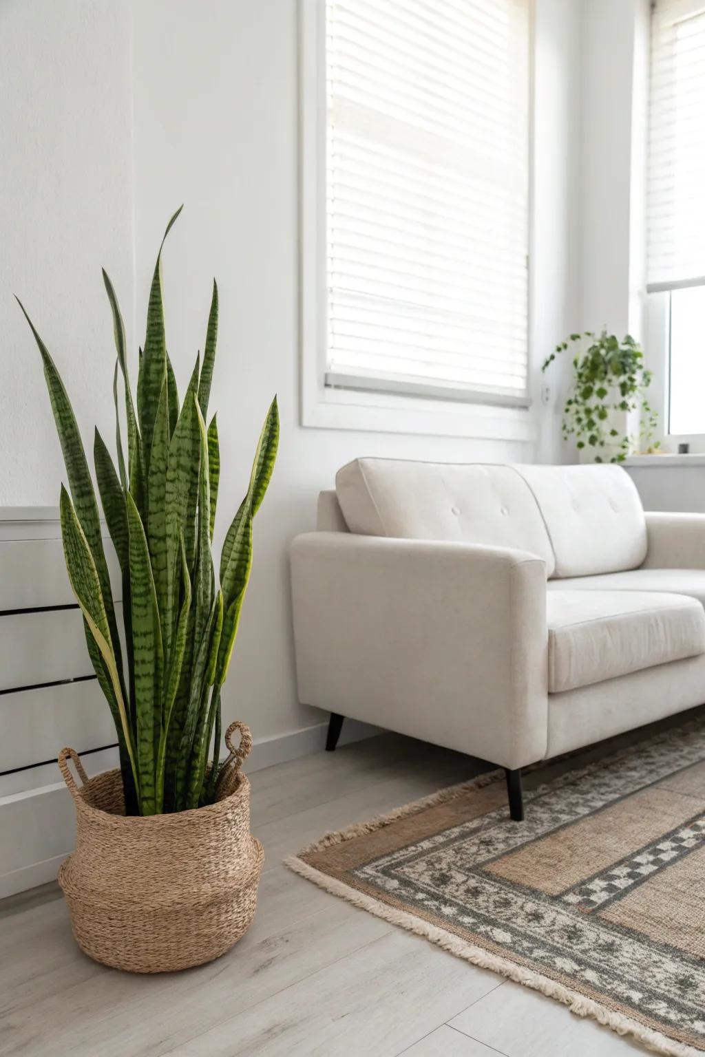 Achieve modern style with guardian plants.