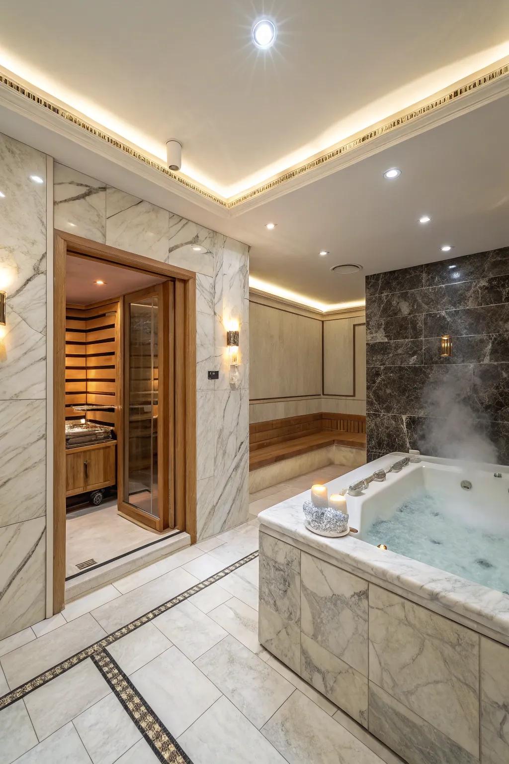 A home spa that offers the highest levels of relaxation.