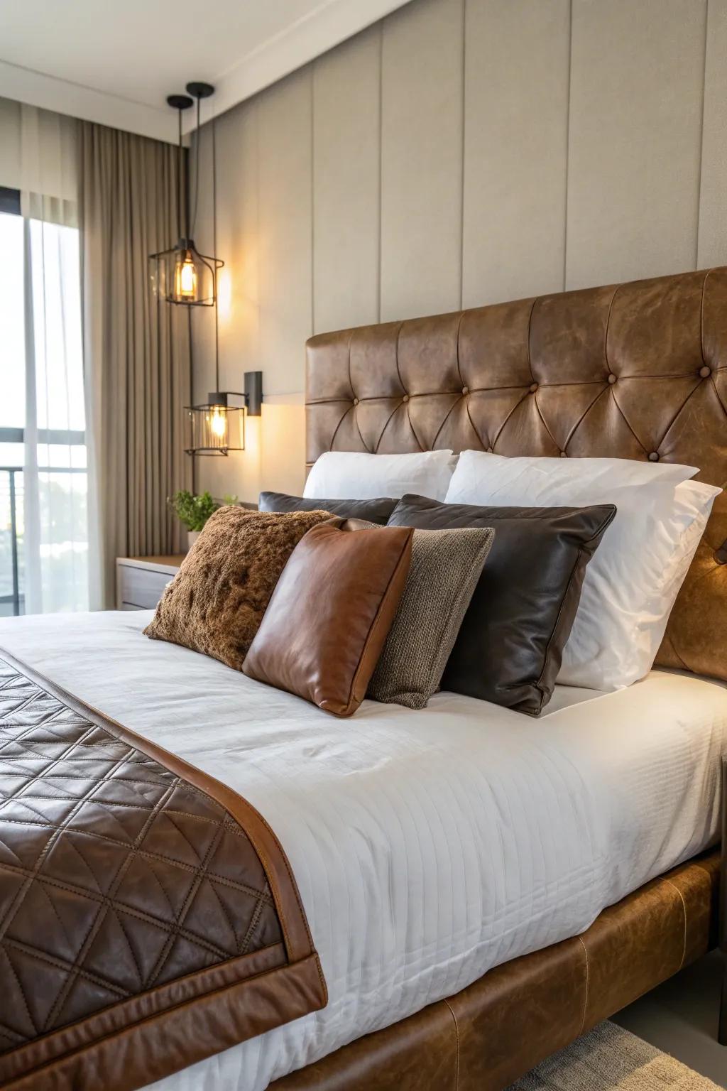 Unconventional materials can bring a distinctive flair to your decor.