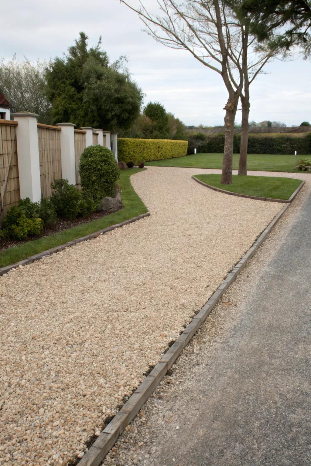 Strip trim delivers an effective yet delicate boundary.