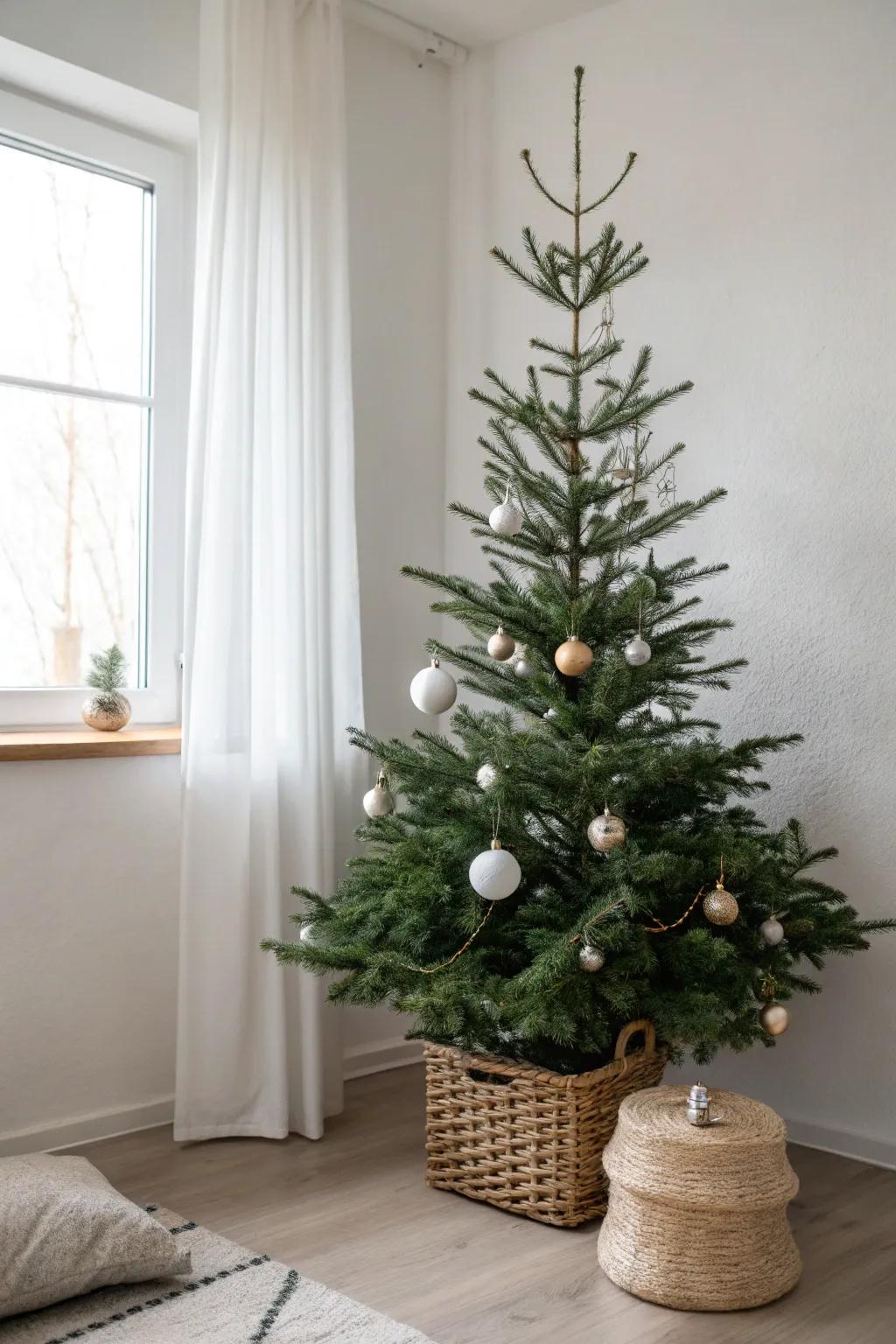 Blank space highlights special decorations beautifully.