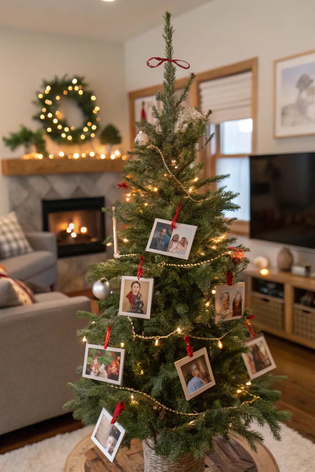 Personalized decorations make the tree uniquely yours.