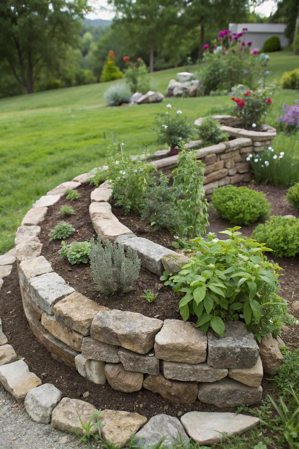 Seasoning spirals deliver an area-efficient approach to nurture a wide array of seasonings.