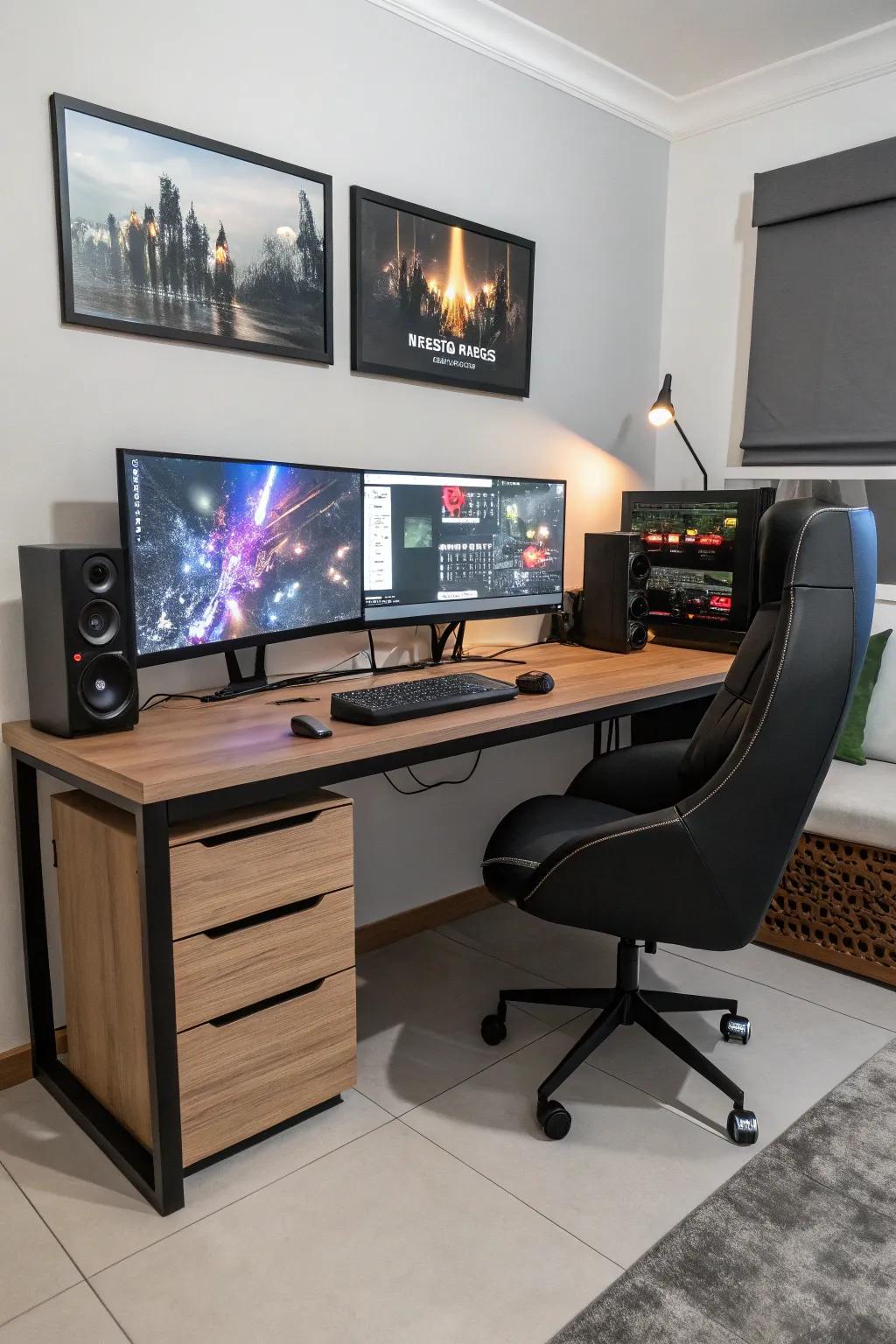 A range of screens provides an expansive gaming landscape.
