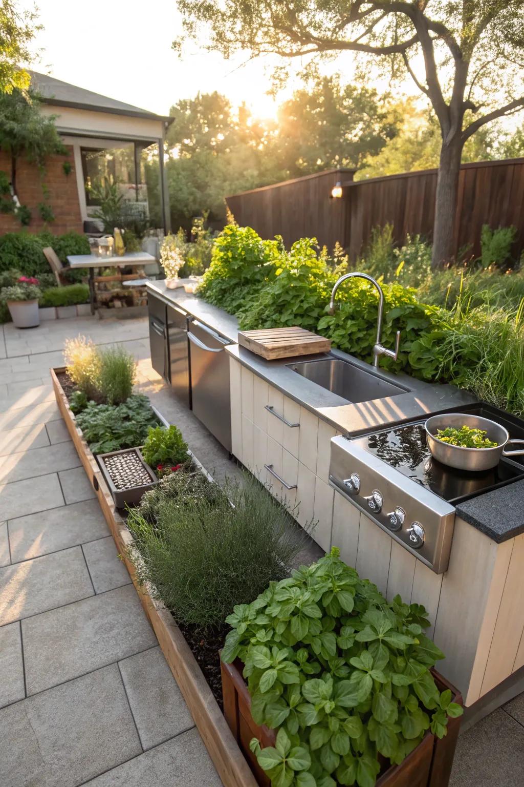 Improve your cooking space through useful and stylish design features.