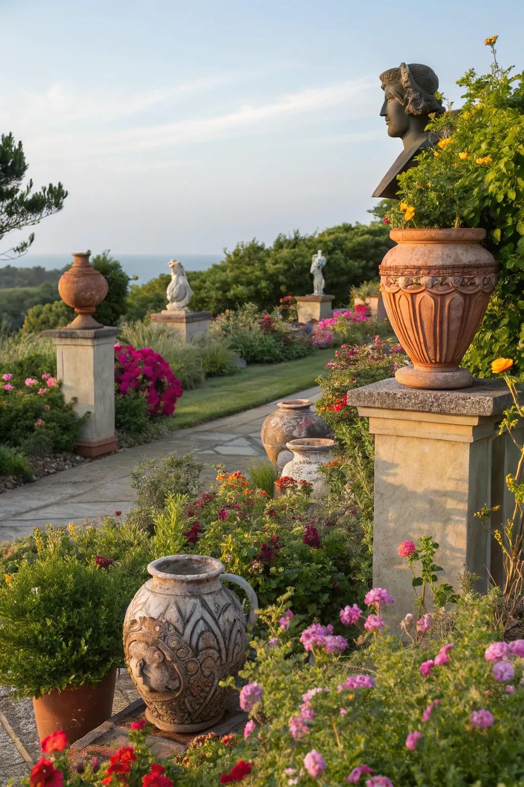 Garden art adds personality and charm to your outdoor spaces.