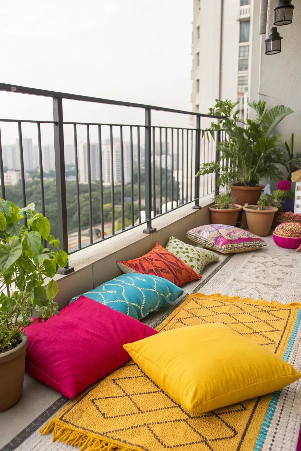 Create a cozy retreat with a stylish privacy screen.