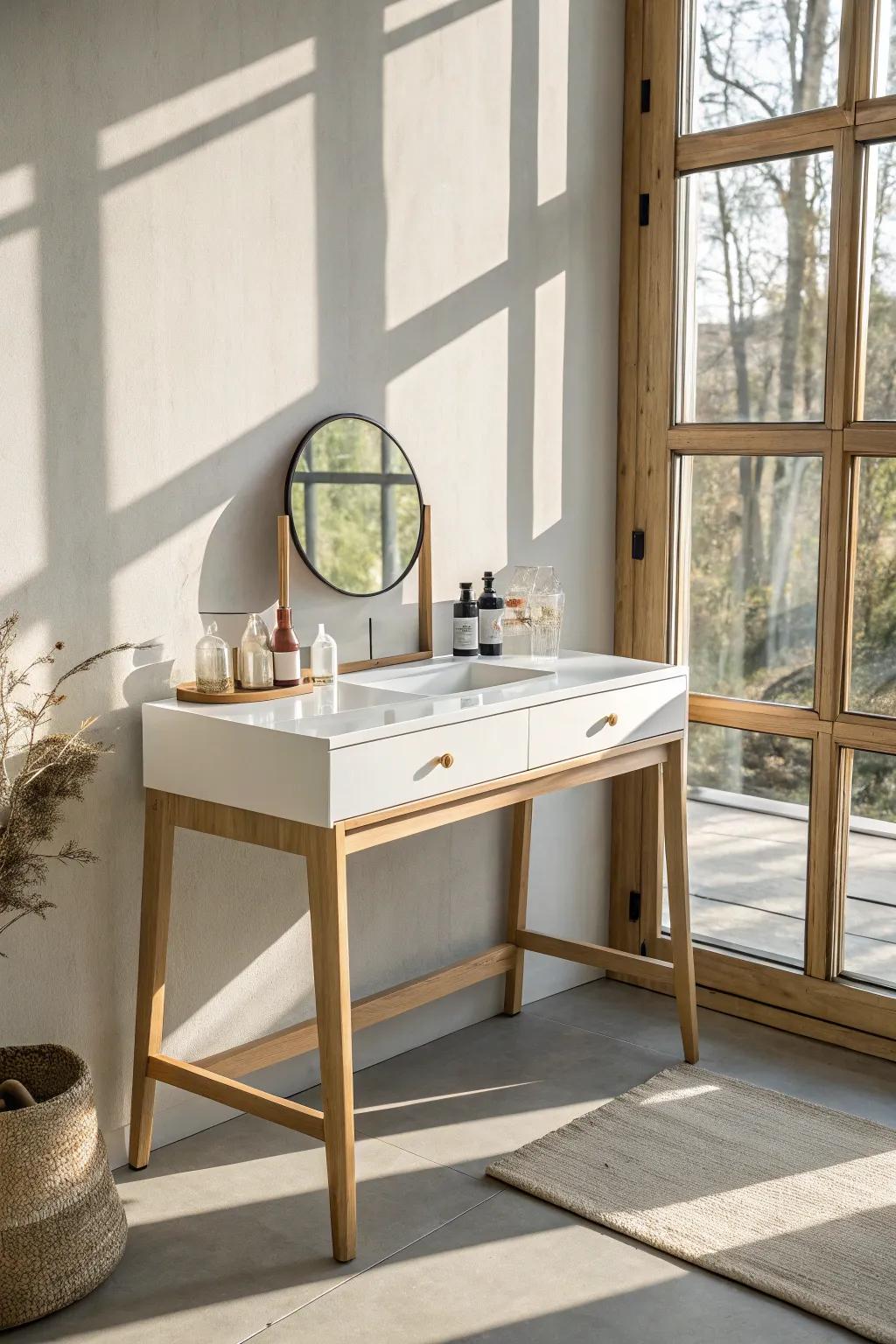 Minimalist design creates a serene and clutter-free space.