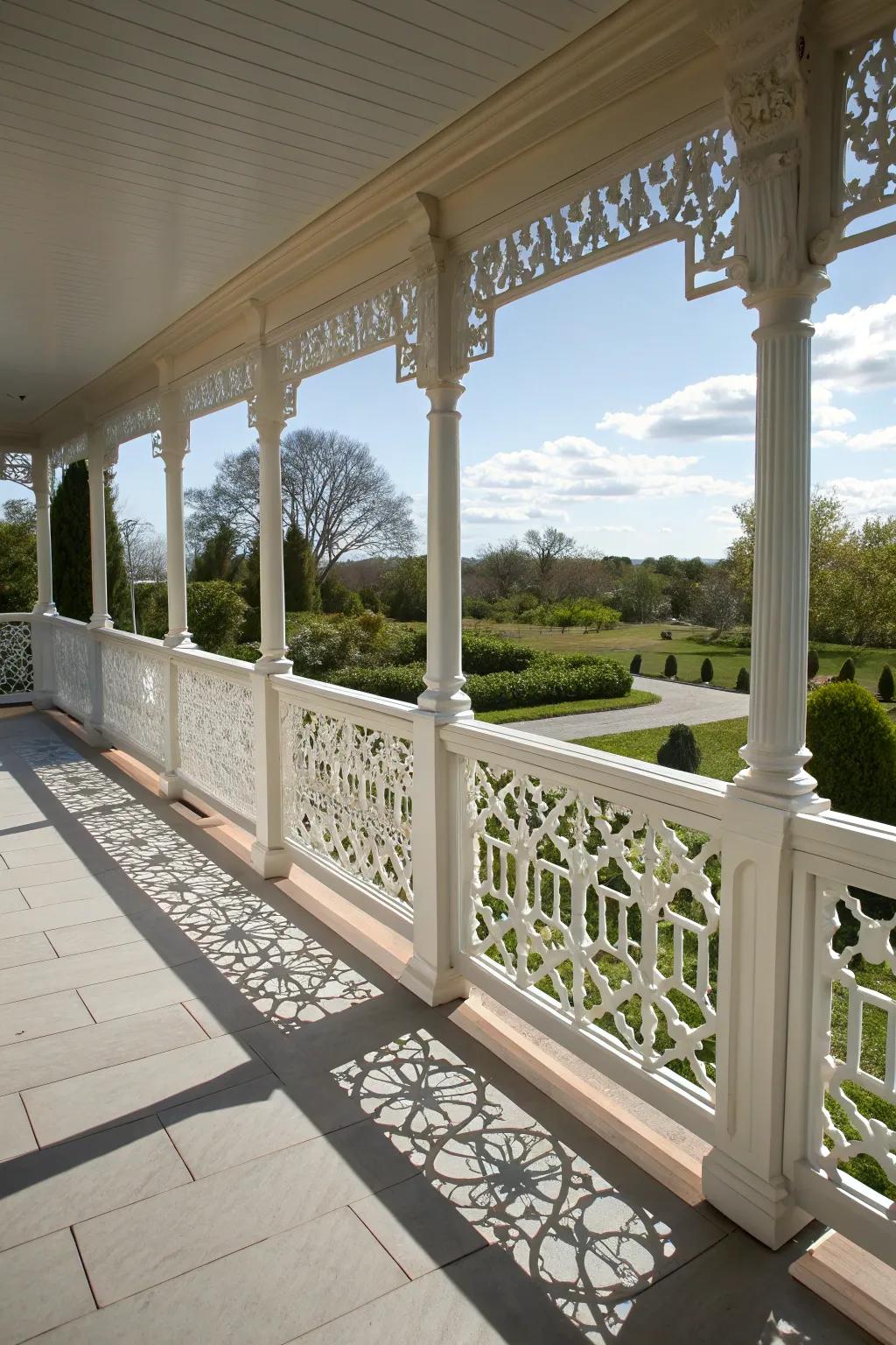 Bring sophistication with Chippendale railings