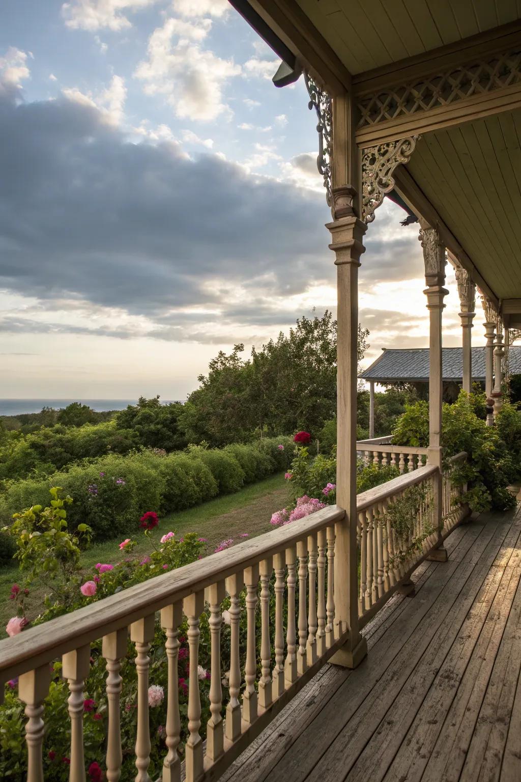 Add warmth through natural wood