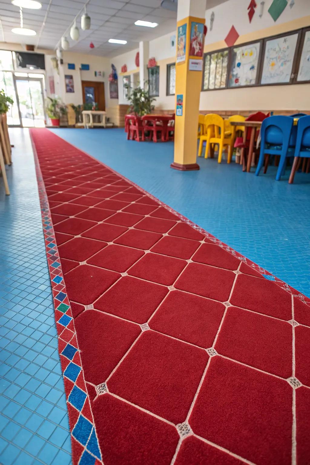 Diagonal dynamics creating movement